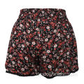 Damen Shorts Hohe Taille Breites Bein